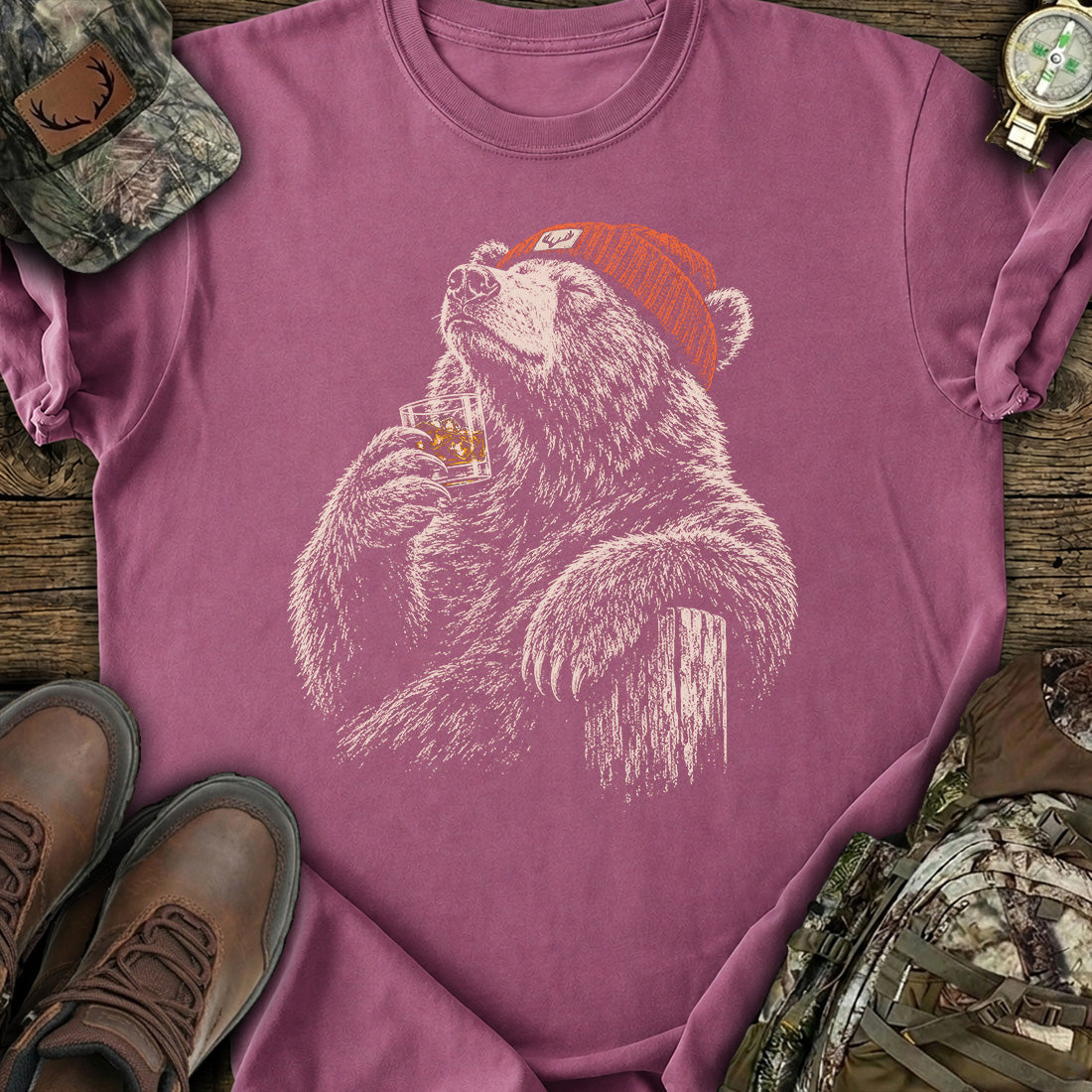 Bear Whiskey Bliss T-Shirt product image 5