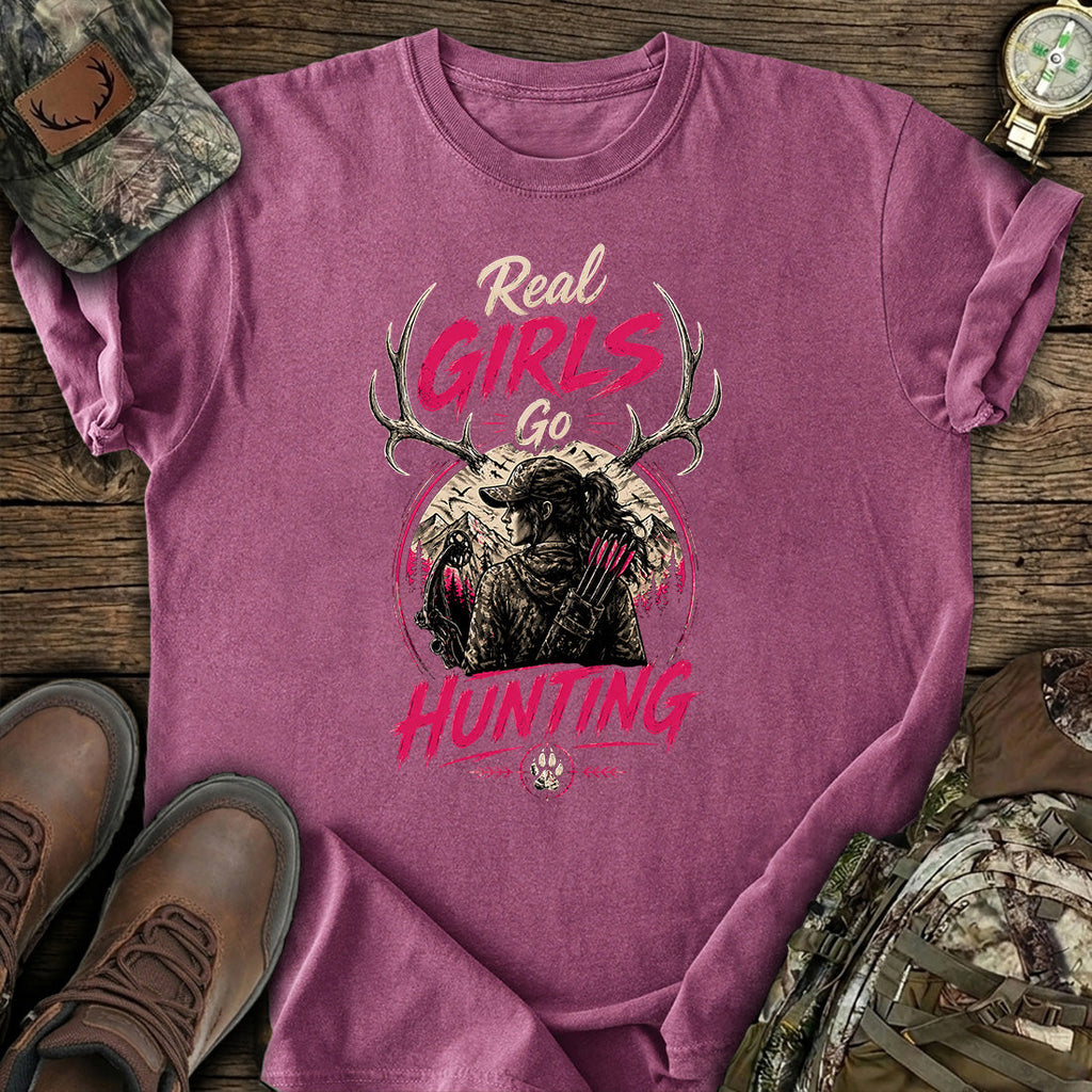 Real Girls Go Hunting T-Shirt product image 7