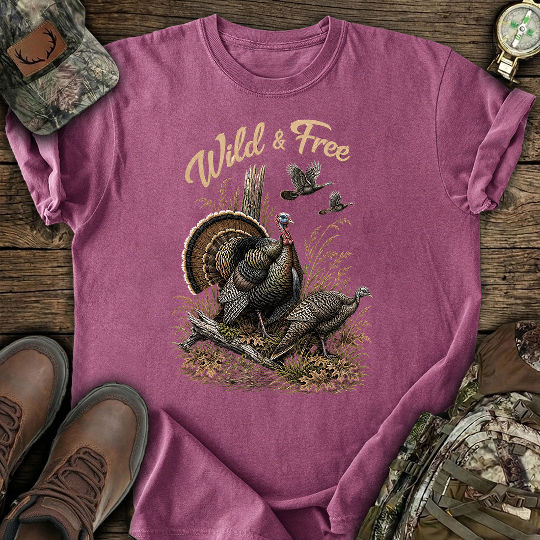 Wild Turkey Hunting T-Shirt product image 3