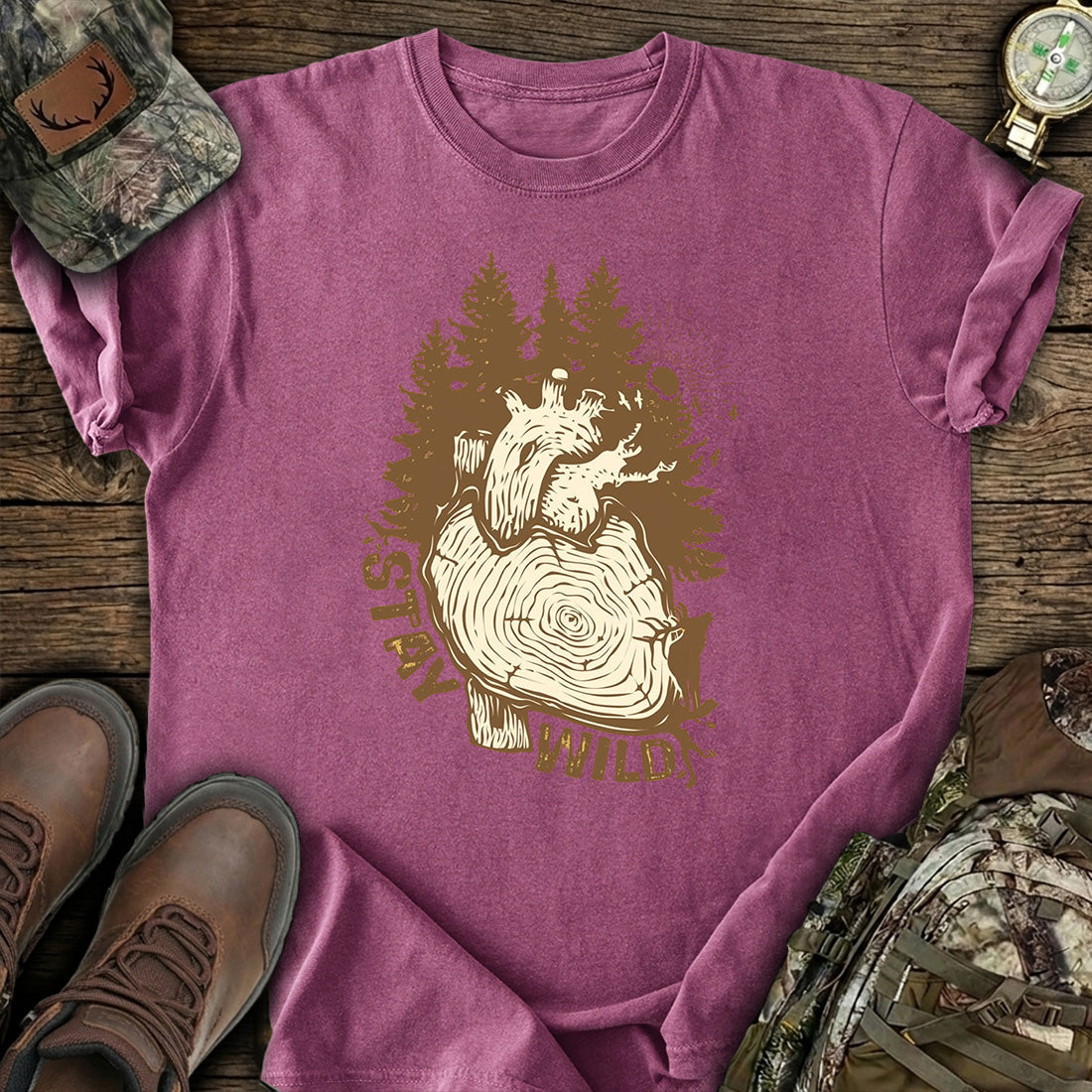 Stay Wild Forest T-Shirt product image 3