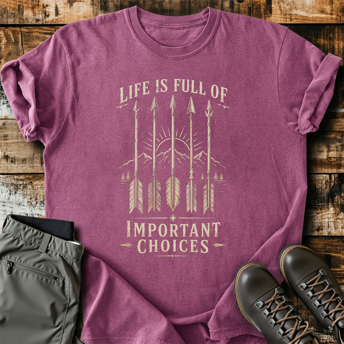 Archery Arrows Vintage T-Shirt product image 3