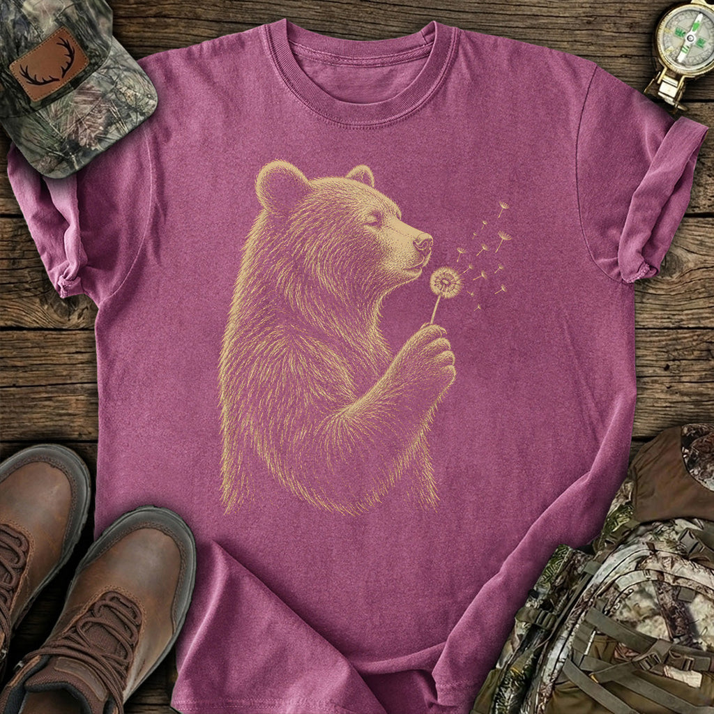 Cute Bear Dandelion T-Shirt product image 3