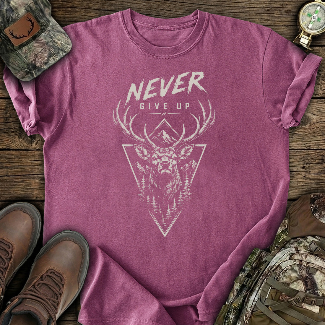 Never Give Up T-Shirt product image 3