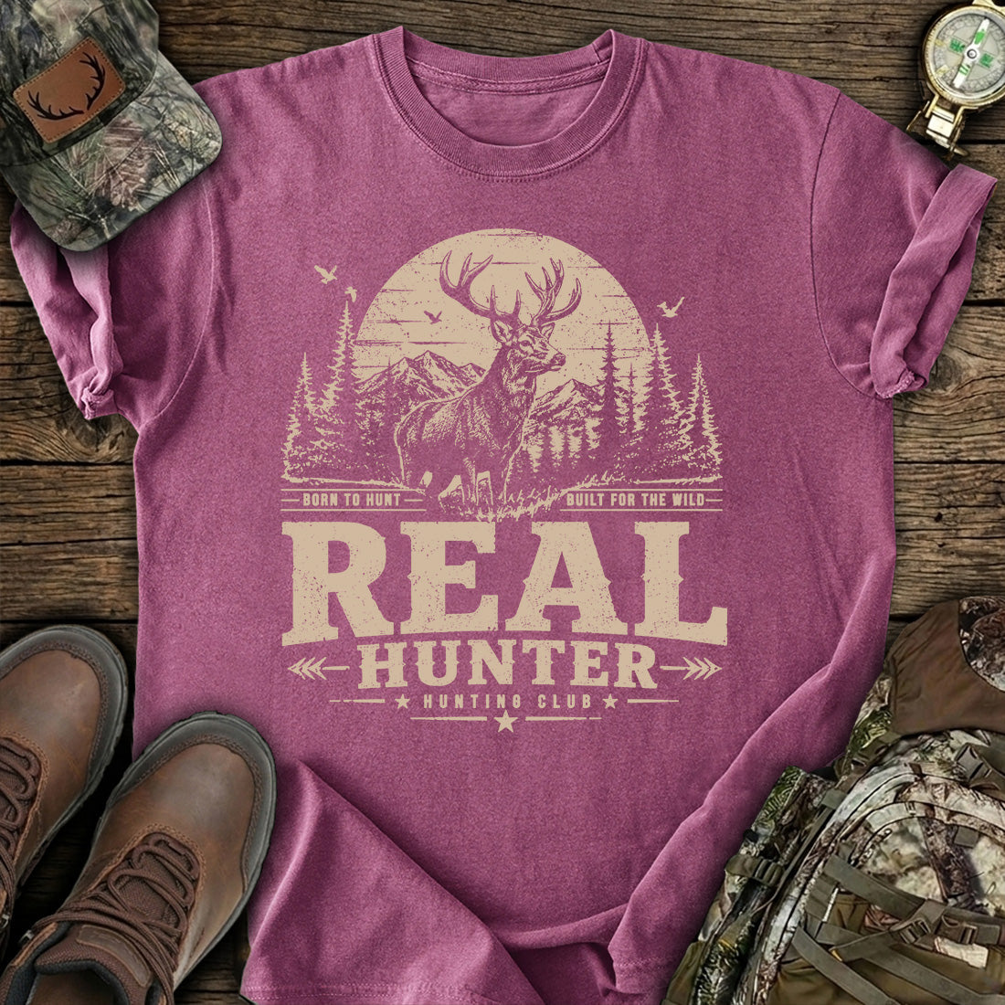 Real Hunter Deer T-Shirt product image 3