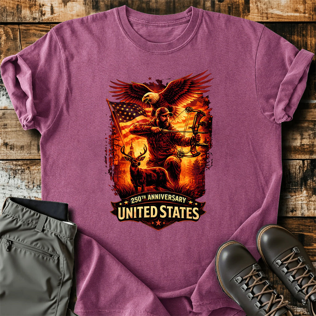 250th Bowhunter Deer USA T-Shirt product image 3