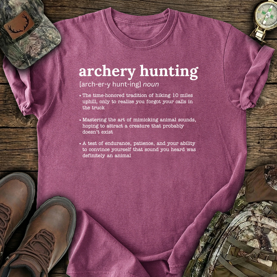 Archery Hunt Therapy T-Shirt product image 4