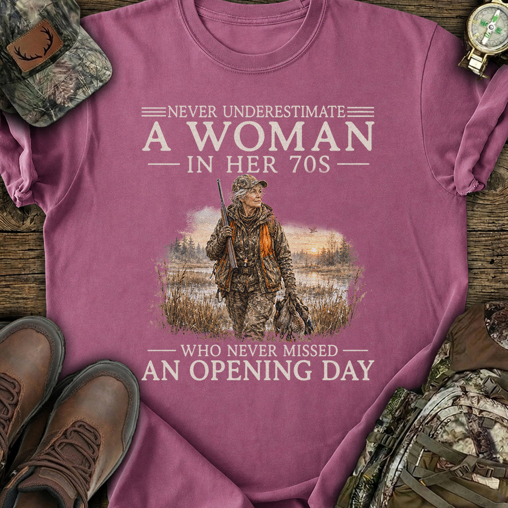 Personalized Age Opening Day Huntress T-Shirt product image 2
