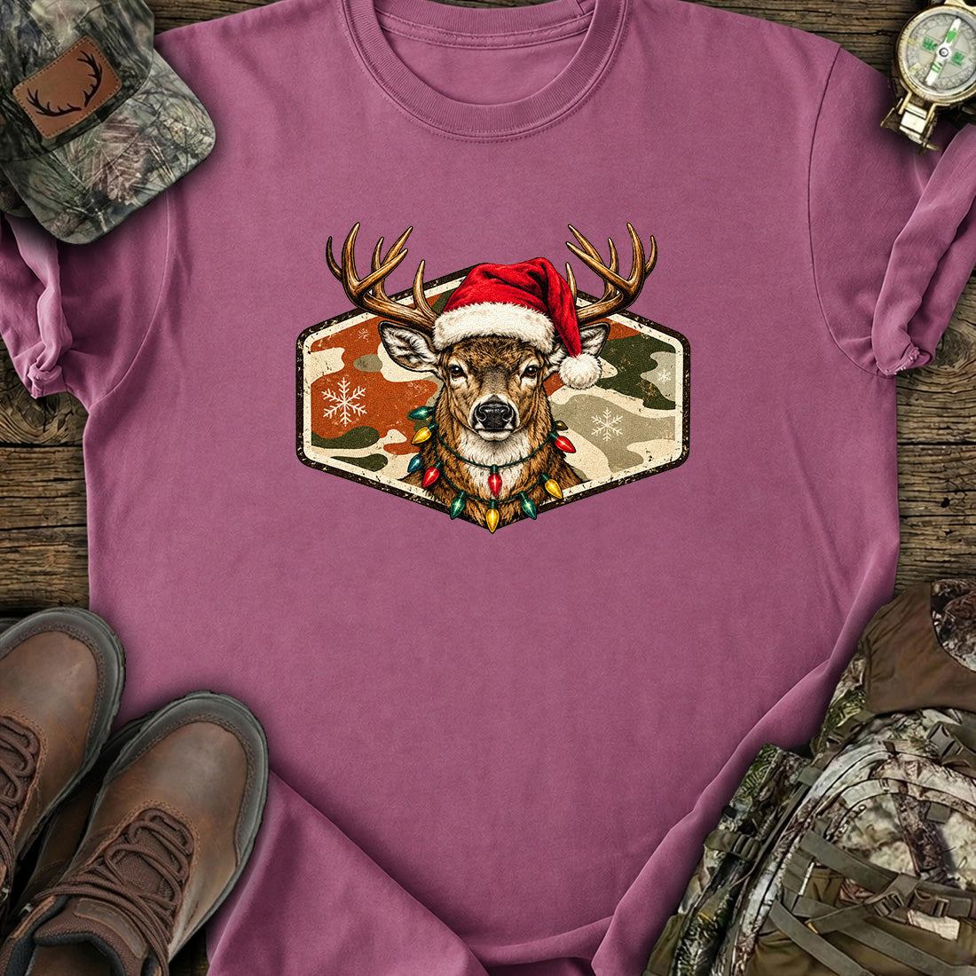 Festive Whitetail T-Shirt product image 1