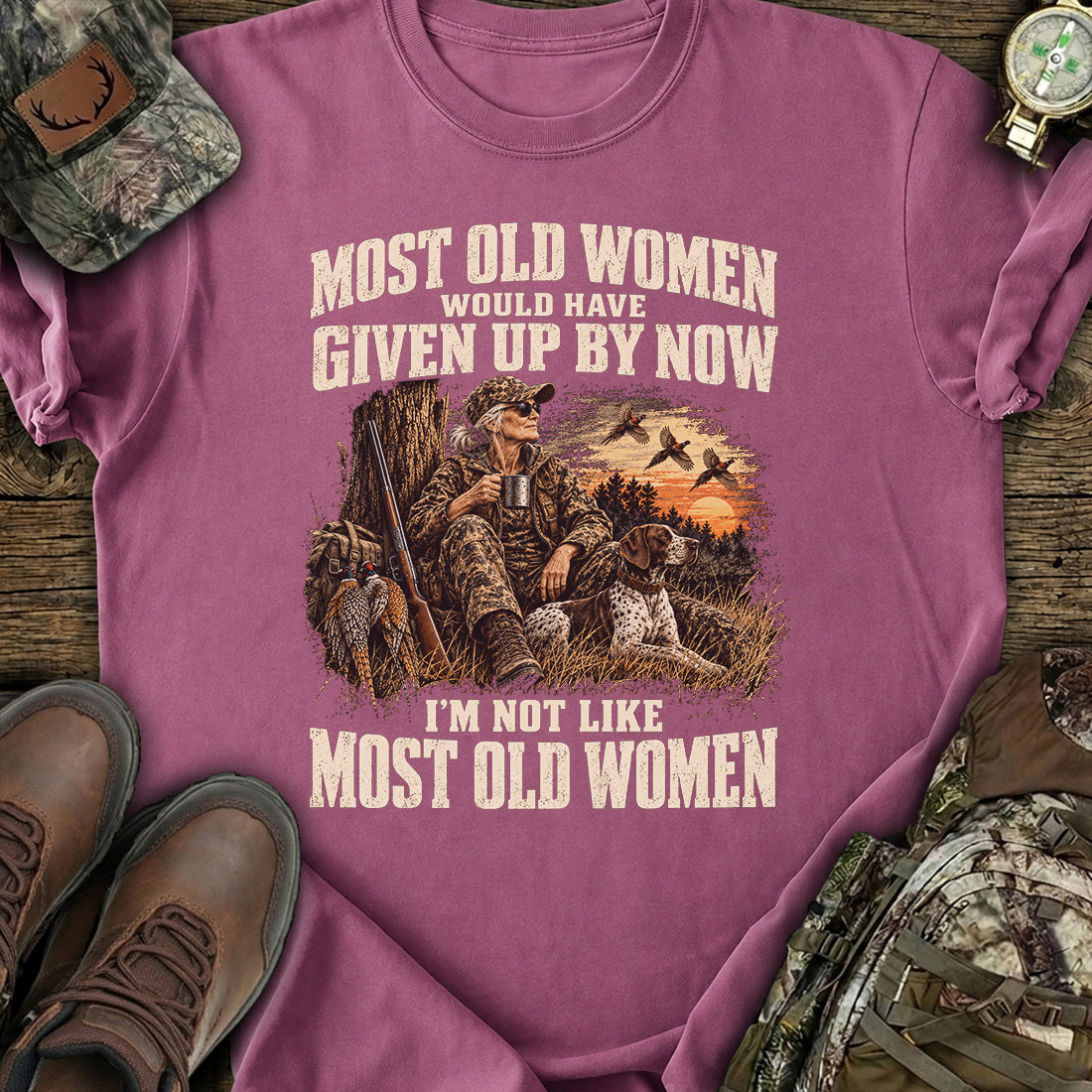 Vintage Huntress Grit T-Shirt product image 1