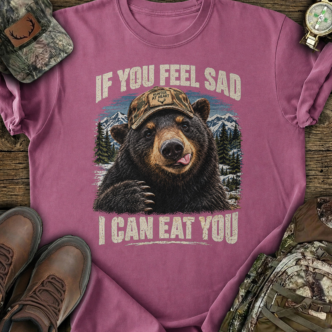 Savage Bear Humor T-Shirt product image 2