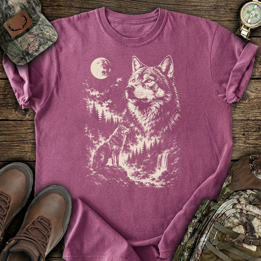 Mooncall Wolf Spirit T-Shirt product image 6