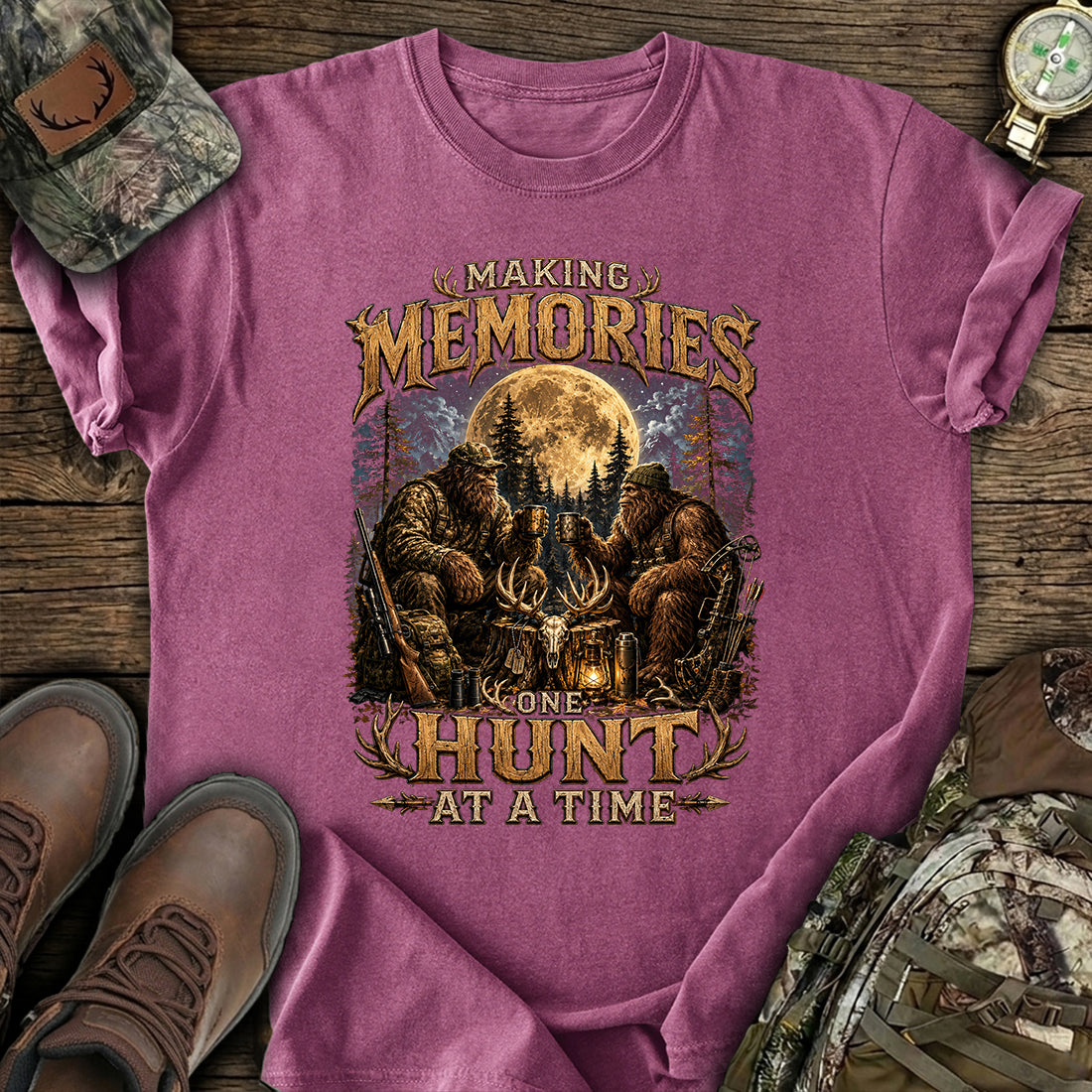 Bigfoot Hunt Memories T-Shirt product image 3