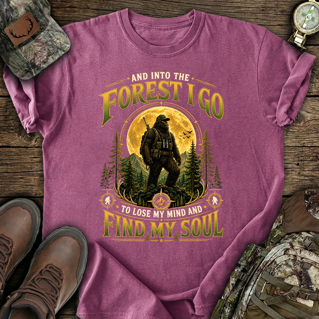 Forest Soul Bigfoot T-Shirt product image 4