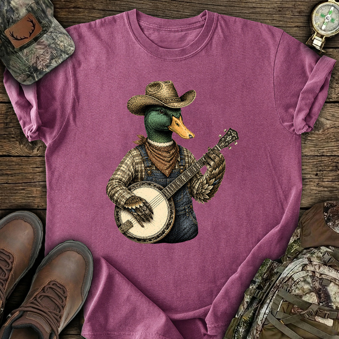 Duck Banjo Music T-Shirt product image 3