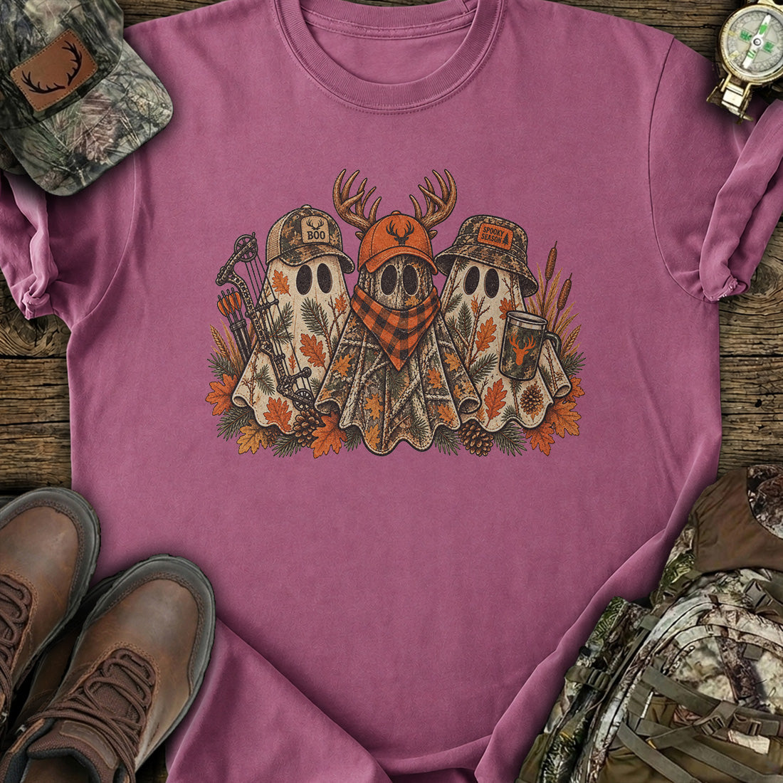 Spooky Hunt Crew T-Shirt product image 2