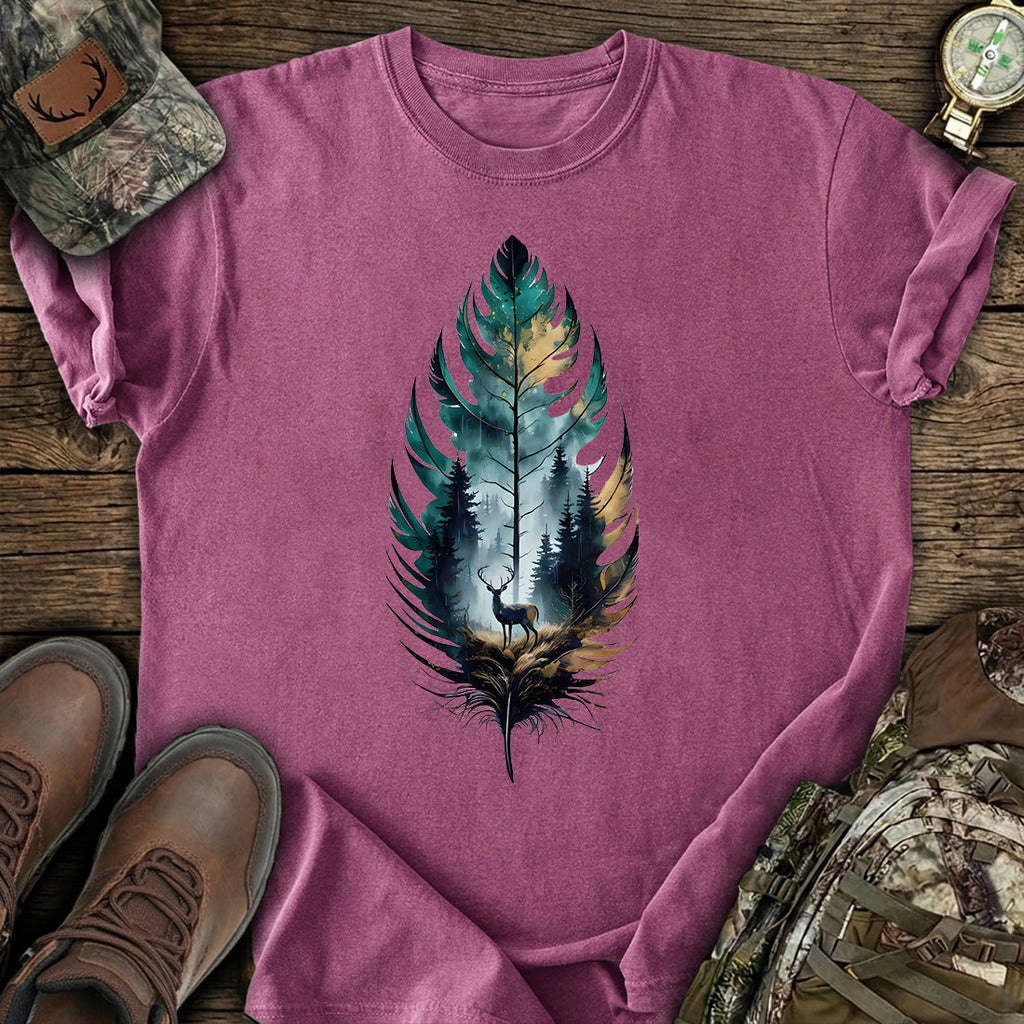 Forest Soul Feather T-Shirt product image 3