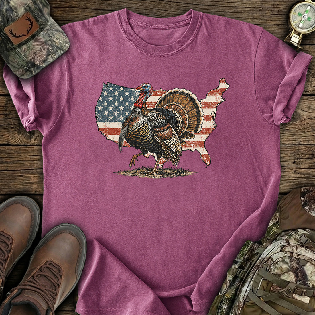 Patriot Turkey Hunt T-Shirt product image 2