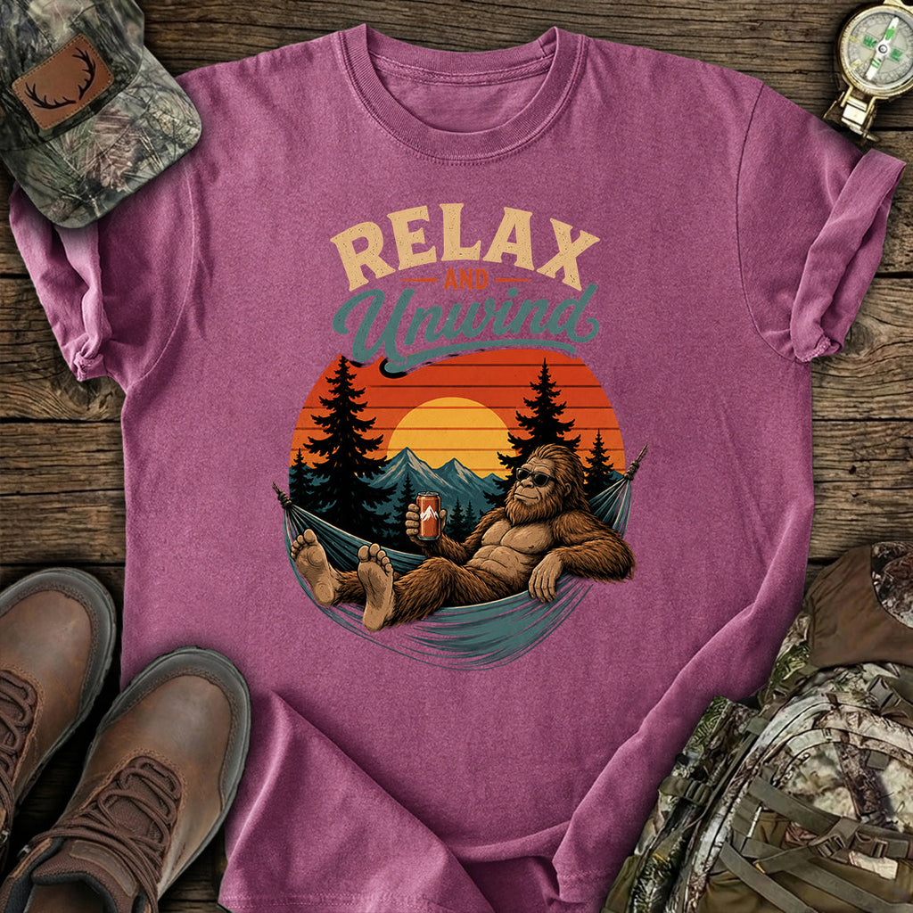 Funny Bigfoot Camping T-Shirt product image 3