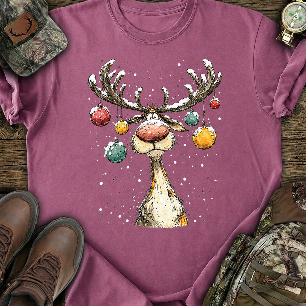 Jolly Reindeer Xmas T-Shirt product image 1