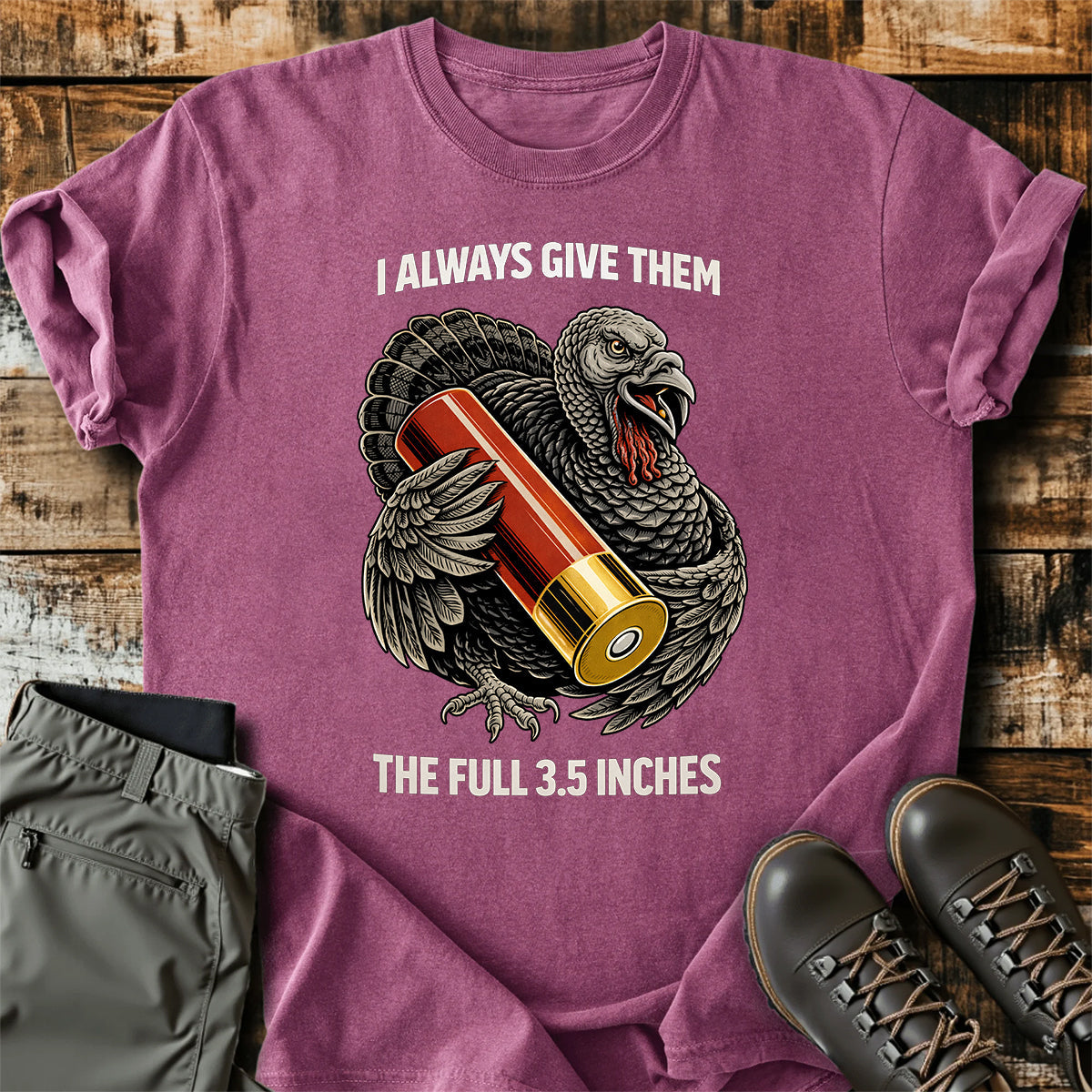 Funny Turkey Hunter T-Shirt product image 3