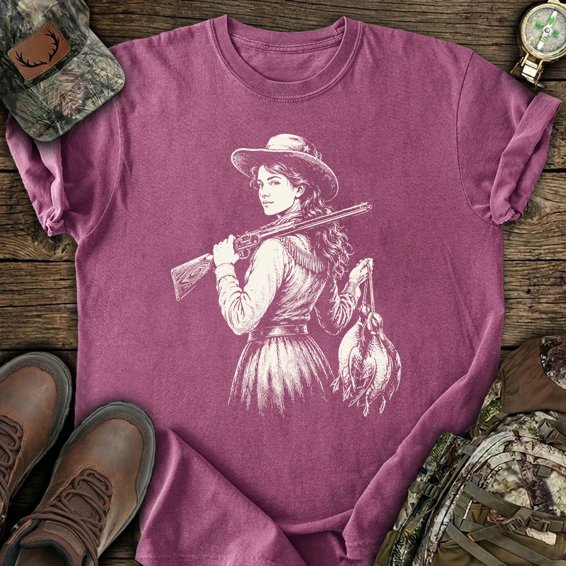 Prairie Queen Duck Hunt T-Shirt product image 2