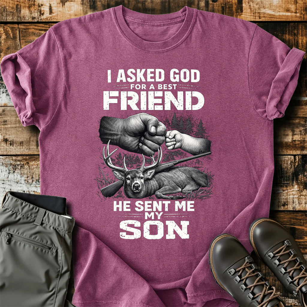 Father Son Deer Hunting T-Shirt product image 4