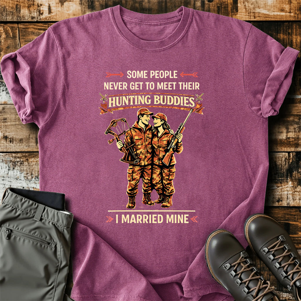 Hunting Couple Funny T-Shirt product image 1