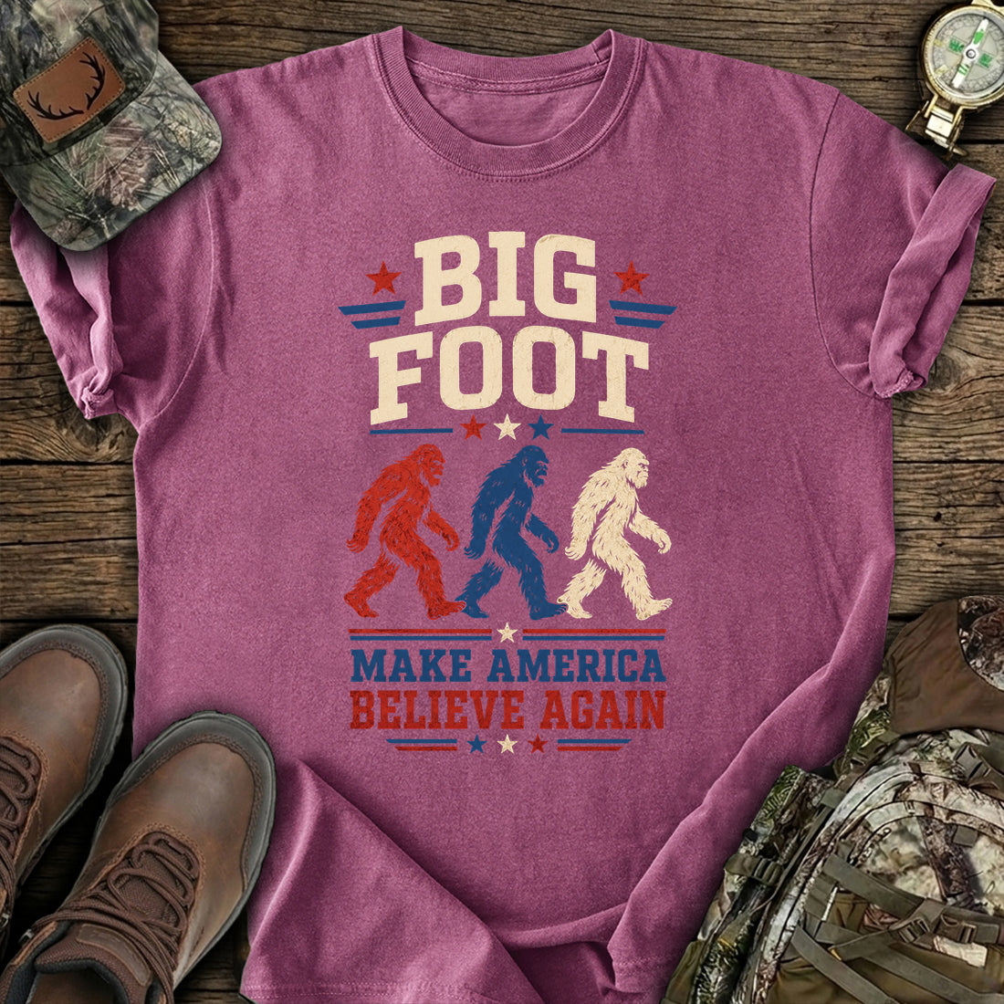 Believe Bigfoot T-Shirt product image 3