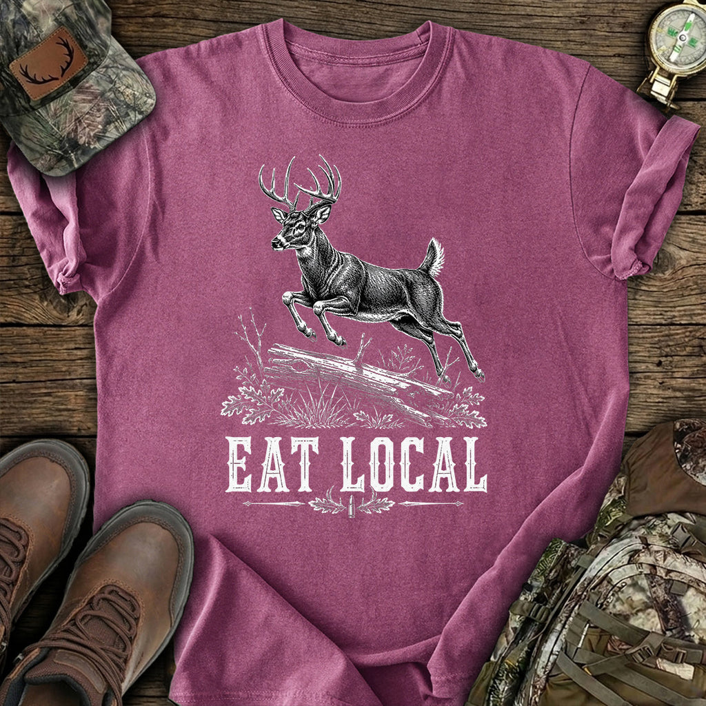 Eat Local Deer T-Shirt product image 3