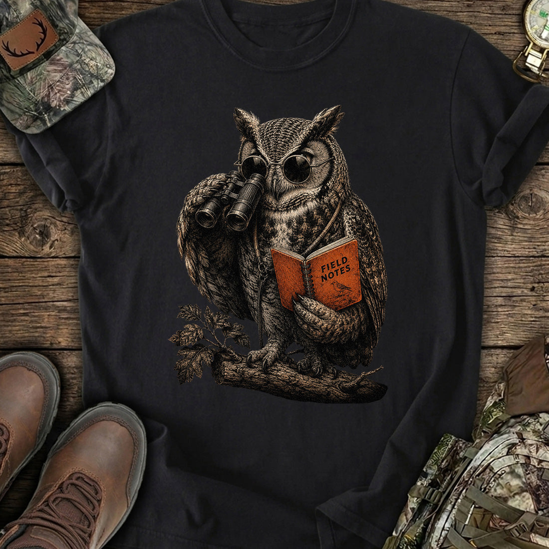 Silent Watch Owl T-Shirt product image 2