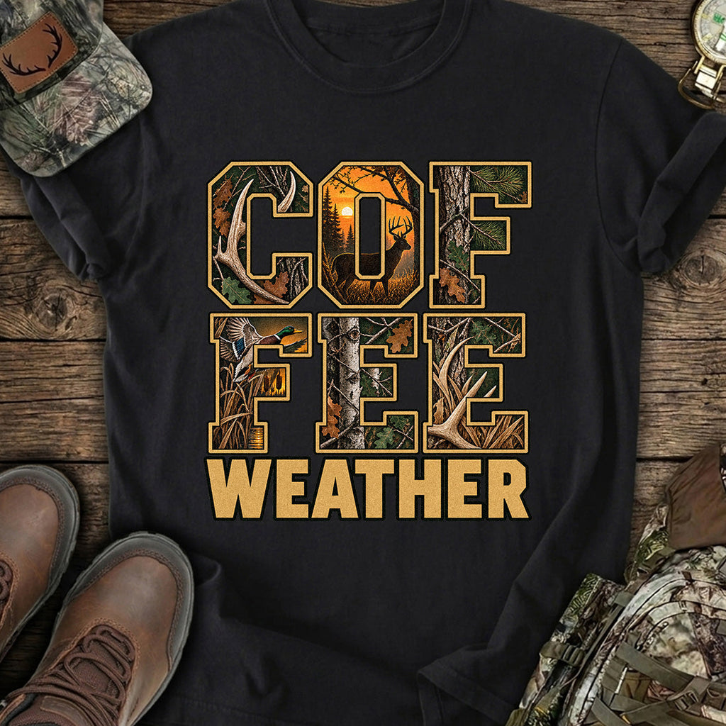 Camo Coffee Hunting T-Shirt product image 3