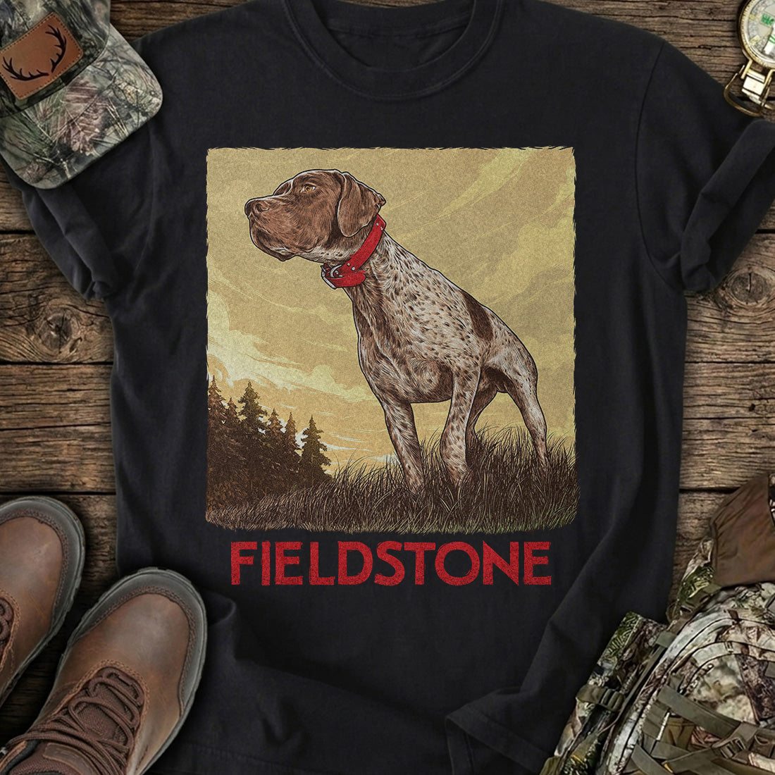 Fieldstone Hunting Dog T-Shirt product image 3