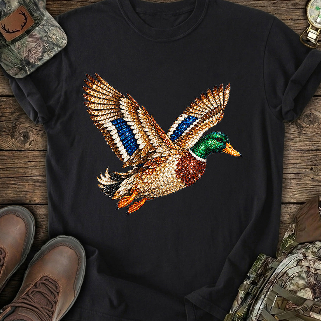 Golden Mallard Flight T-Shirt product image 1