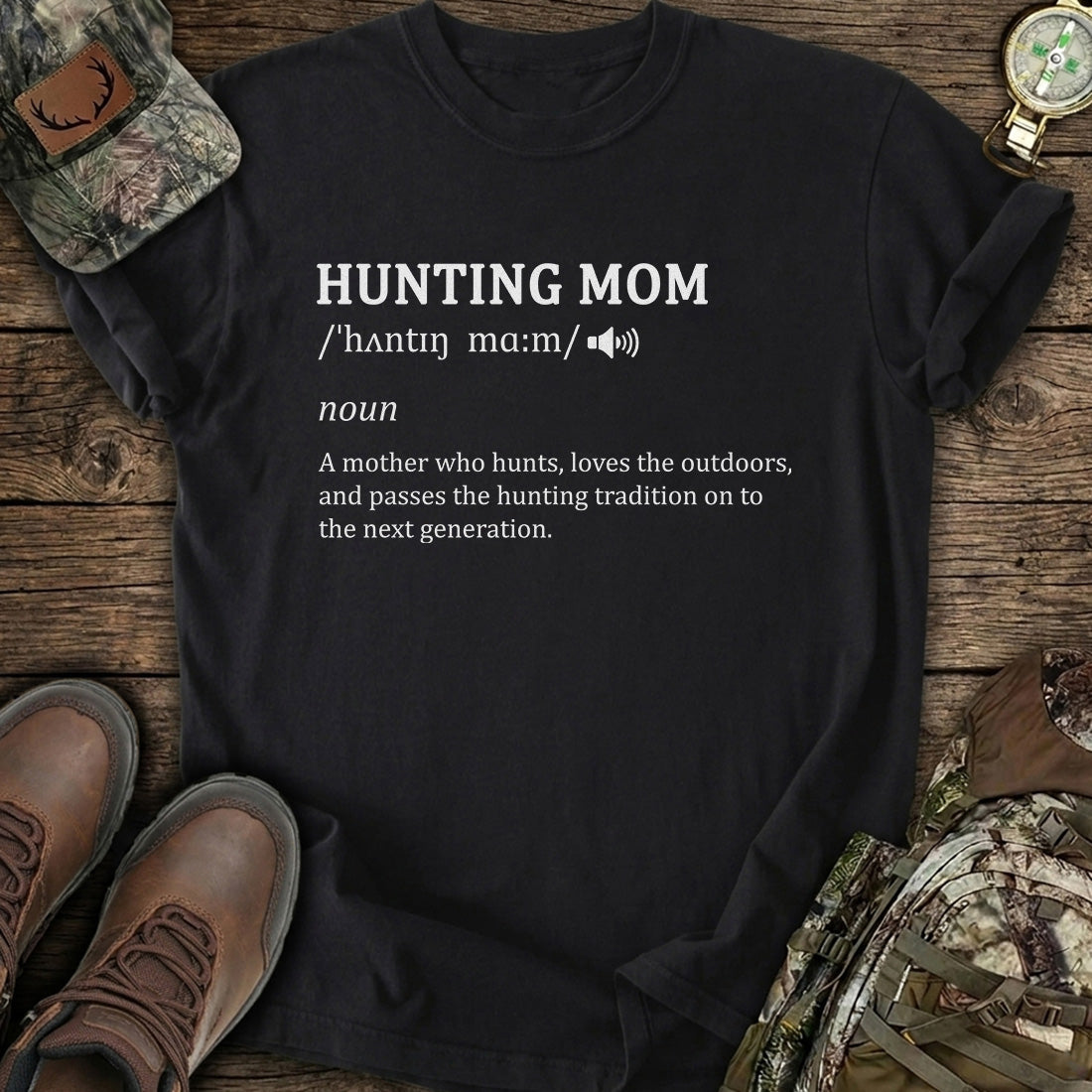 Hunting Mom Heritage T-Shirt product image 1