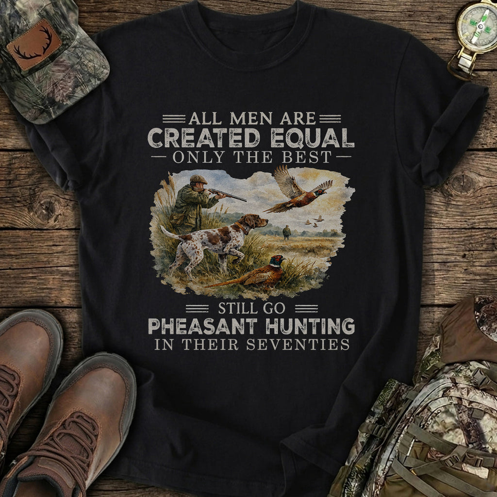 Personalized Pheasant Hunt Legacy Seventies T-Shirt product image 1