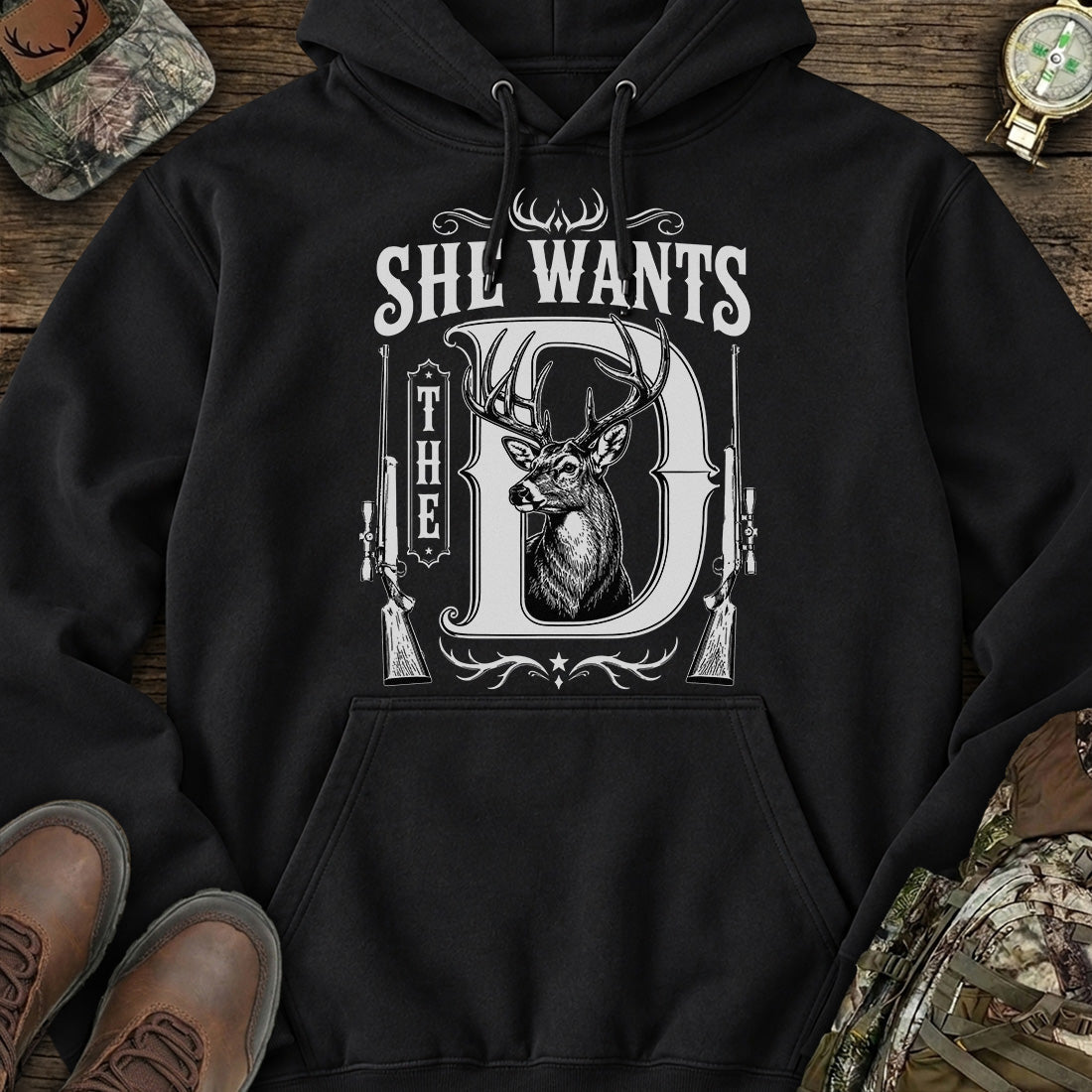 She Wants The Buck Hoodie product image 3