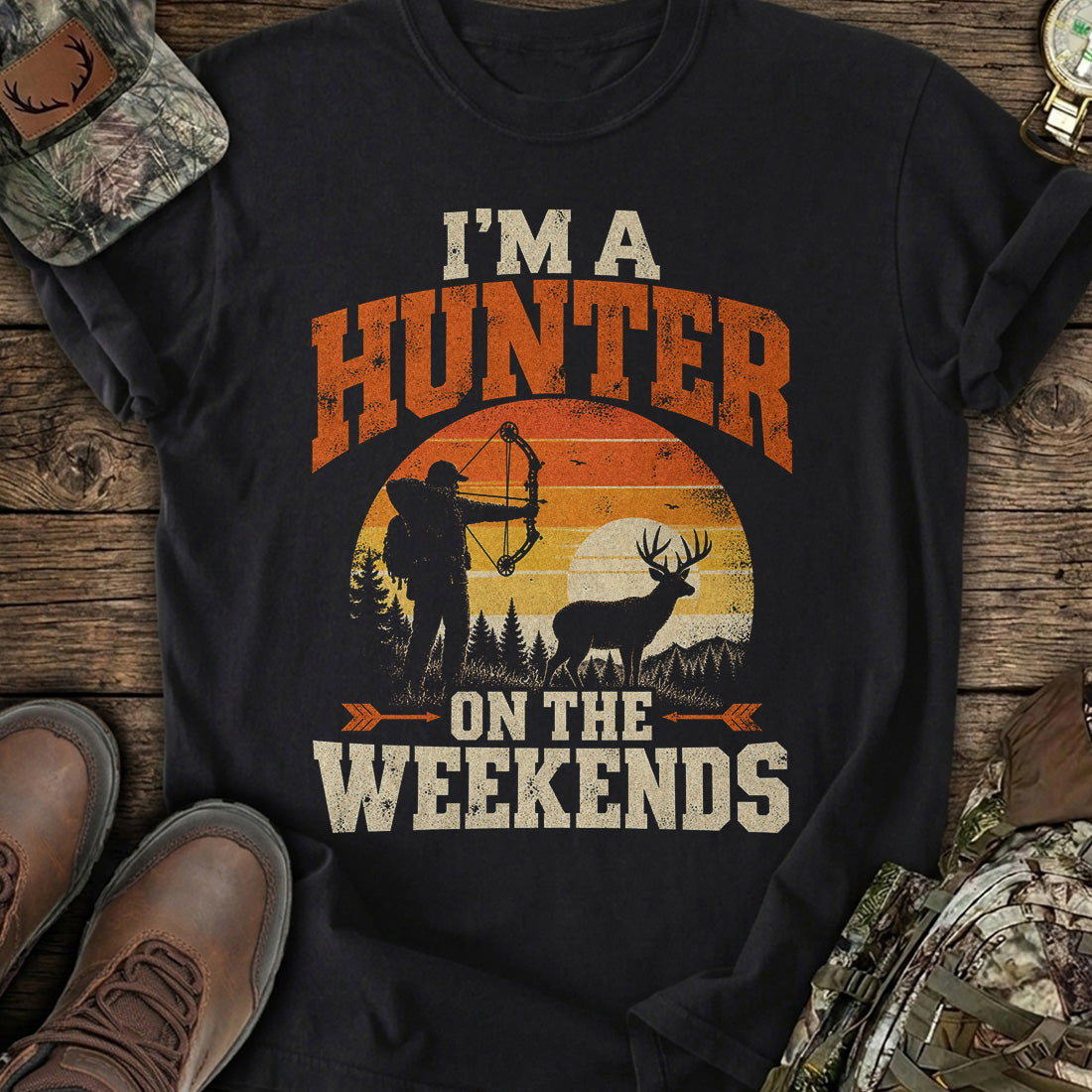 Weekend Bow Hunter T-Shirt product image 1