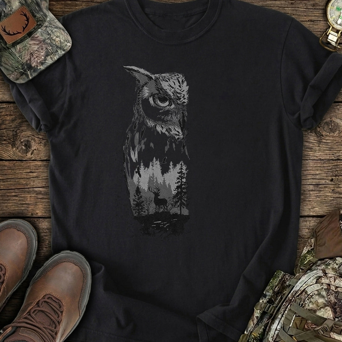 Owl Forest Soul T-Shirt product image 2