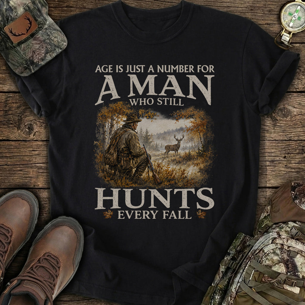 Age Is Just A Number Fall Hunting T-Shirt product image 1