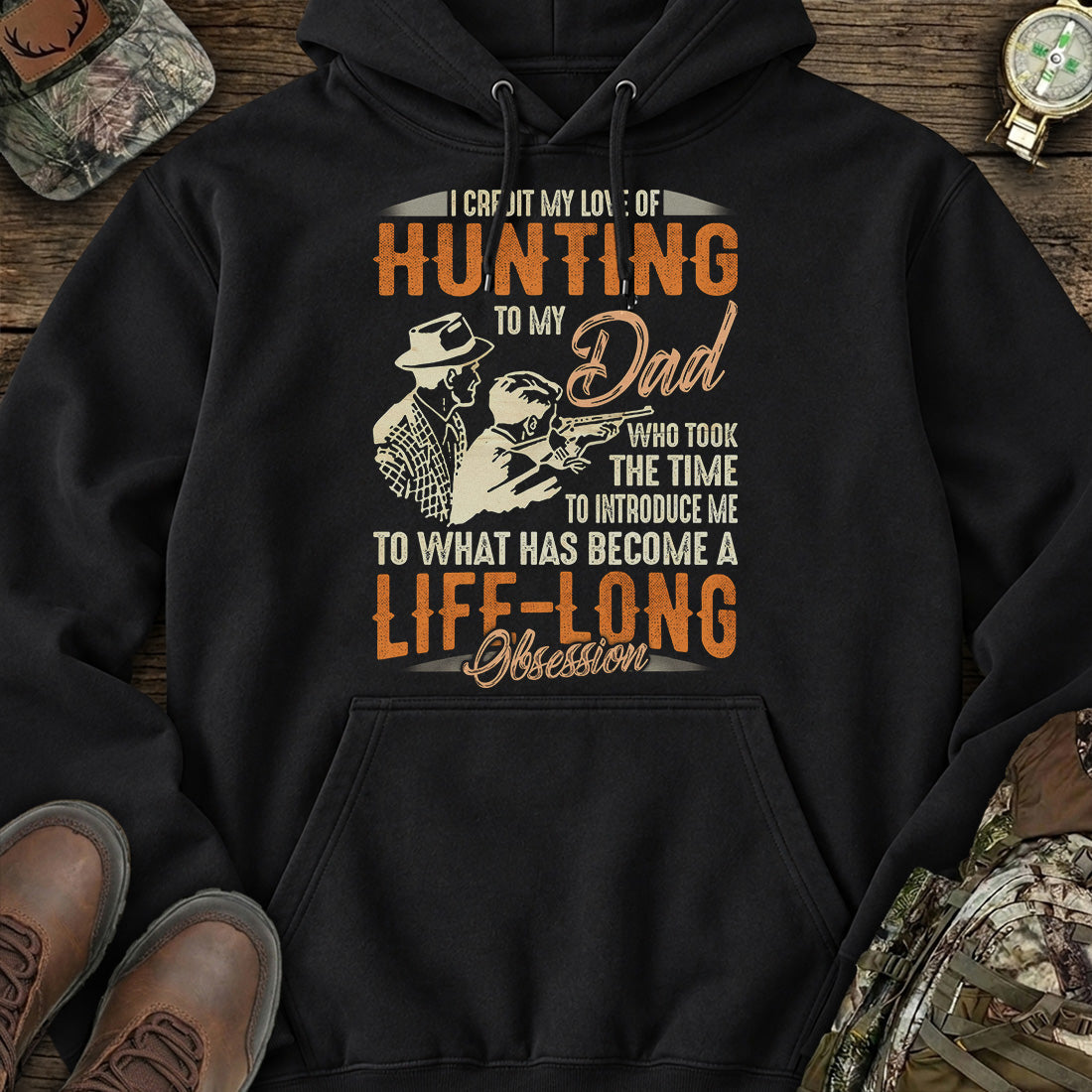 Dad’s Hunting Legacy Hoodie product image 2