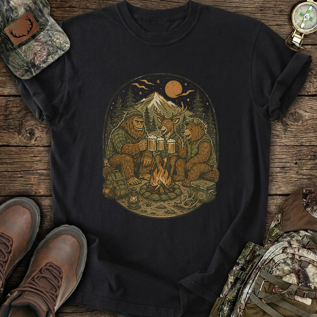 Campfire Hunt Legends T-Shirt product image 4
