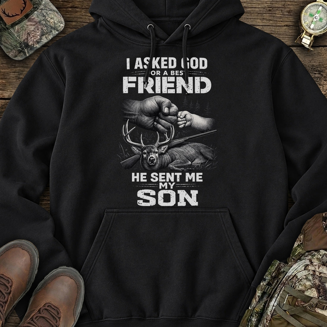 Father Son Hunting Bond Hoodie product image 2