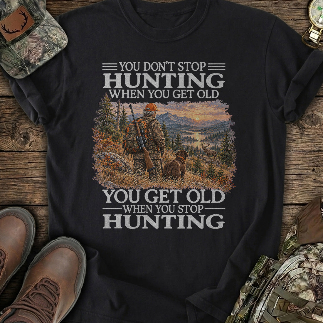 Hunt Forever Stay Wild T-Shirt product image 3