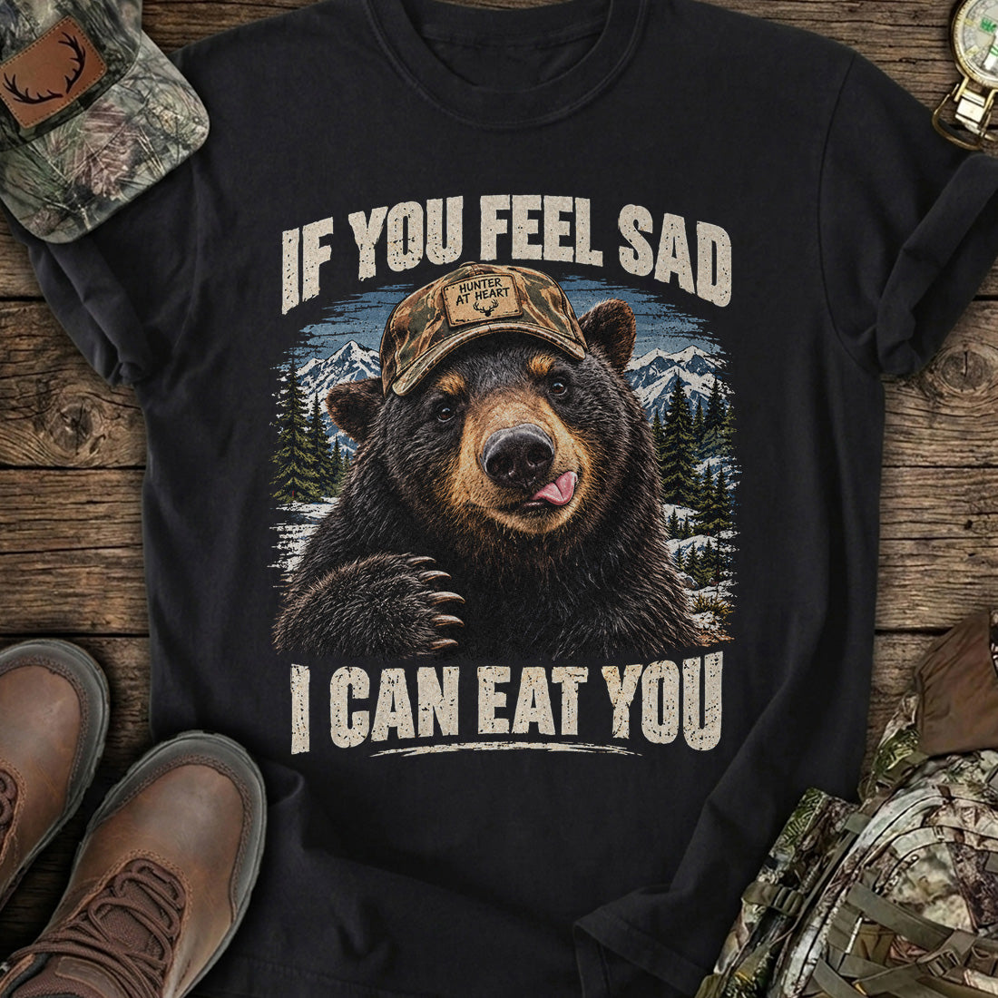Savage Bear Humor T-Shirt product image 3