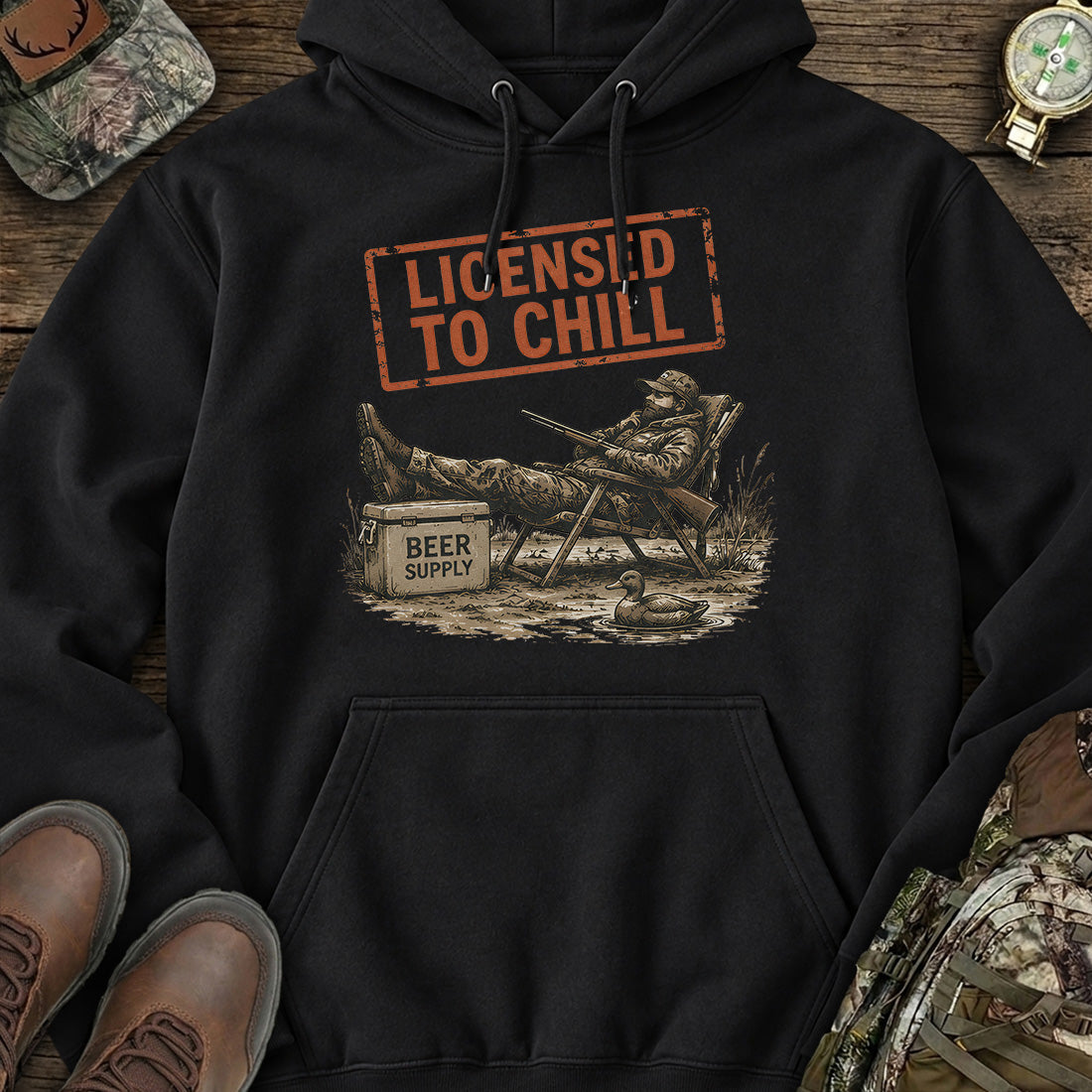 Licensed To Chill Hoodie product image 2