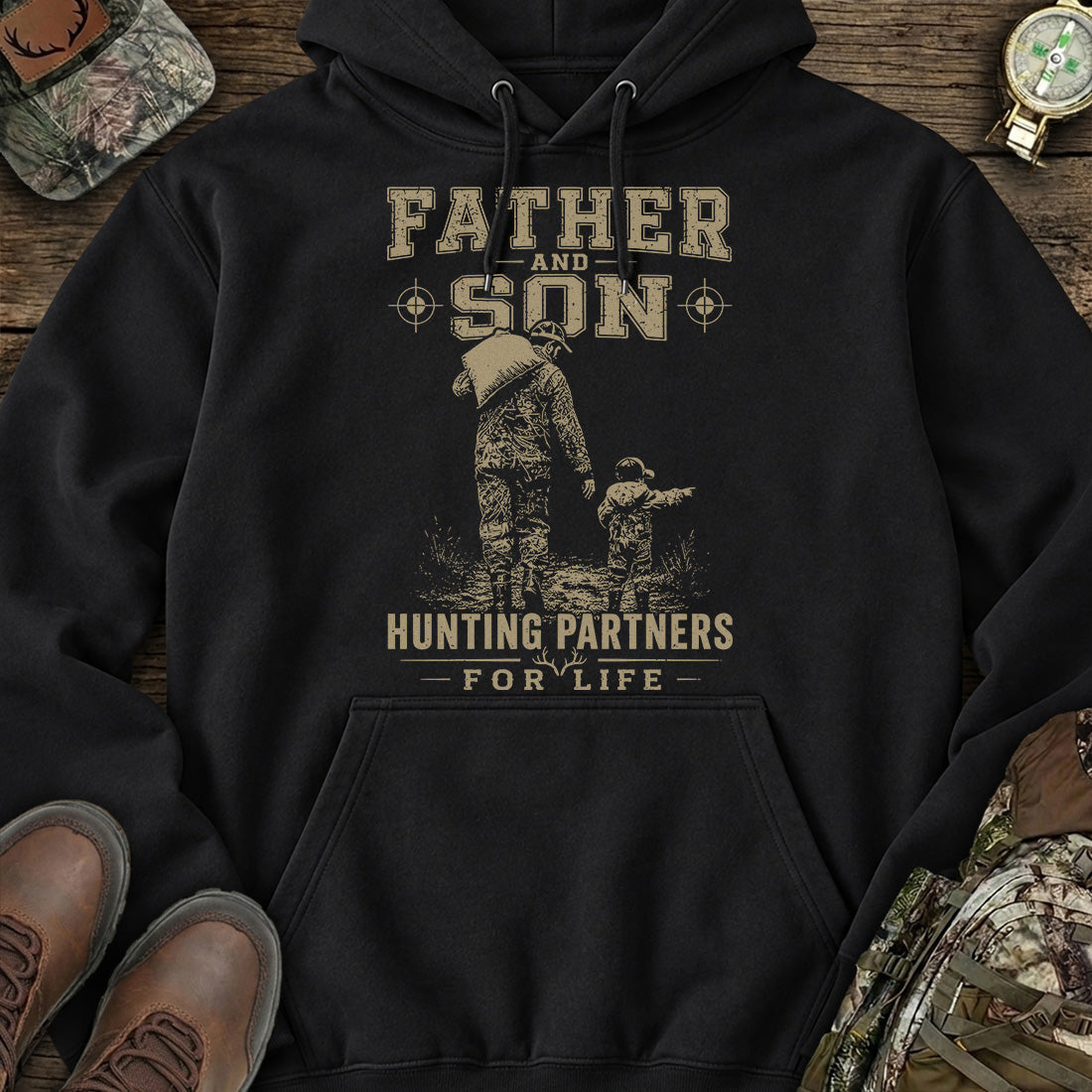 Father Son Hunting Bond Hoodie product image 3
