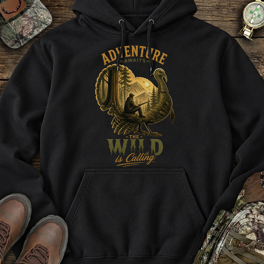Wild Turkey Adventure Hoodie product image 1