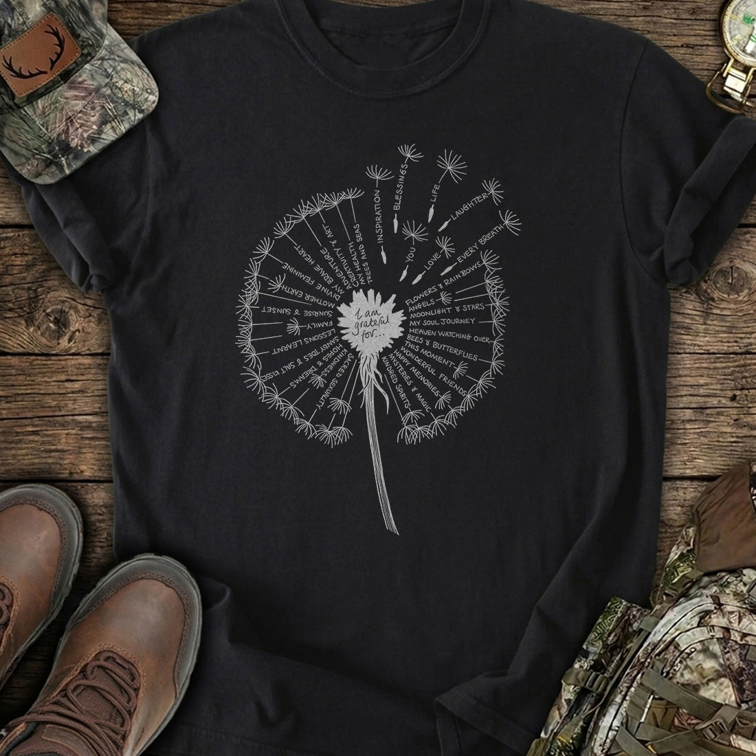 Grateful Dandelion T-Shirt product image 3