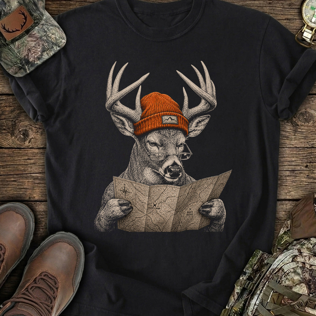 Map Buck T-Shirt product image 1