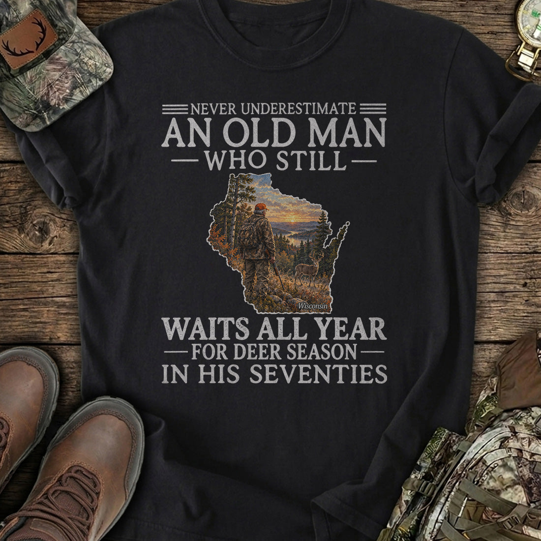 Wisconsin Deer Season T-Shirt product image 1